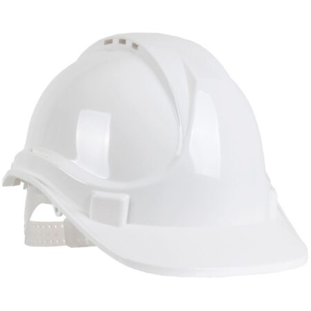 BlackRock Safety Helmet Hard Hat - Vented Slip Ratchet Standard Peak