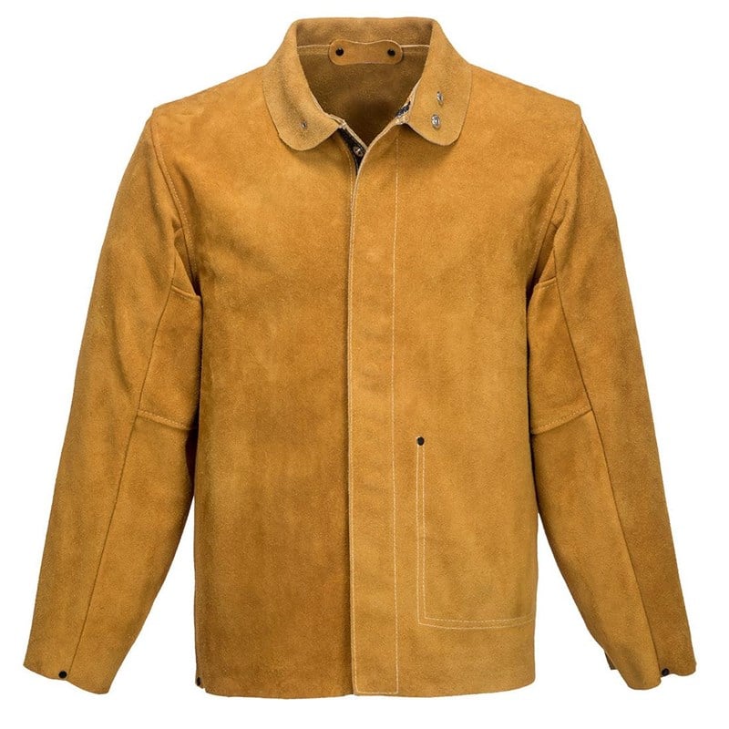 Leather Welding Jacket - Tan - PW-SW34TAR